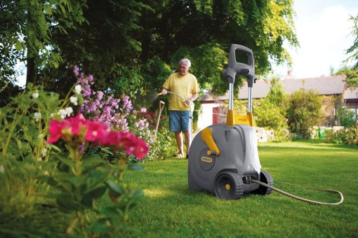 HOZELOCK - Dévidoir Chariot Fast Cart 40 M : Dévidoir sur Roues 40 M + 2 M, Chariot Caréné Ergonomique, Facile et Extrêmement Pratique d'Utilisation, Livré Assemblé et Prêt à l'Emploi [2450R0000] - Image 2