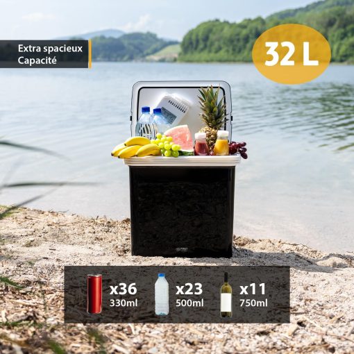 TZS First Austria 32L Portable Electric Cool Box Mini Fridge 12V 230V Car Camping Cooler Box Thermoelectric Cooler Box - Image 11