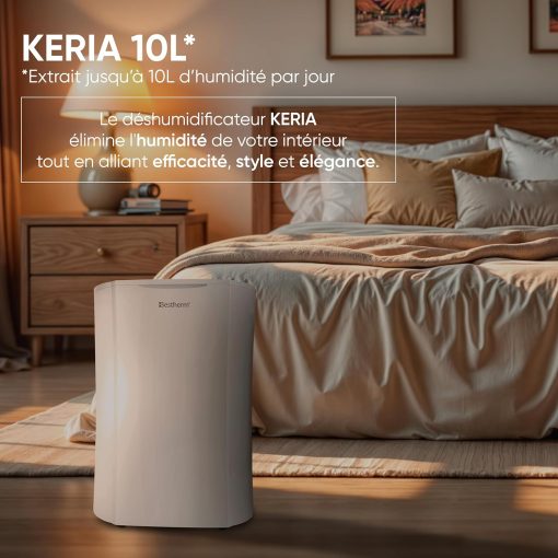 BESTHERM - Déshumidificateur d'air BESTHERM - Keria 10L/jour, réservoir amovible - Image 3