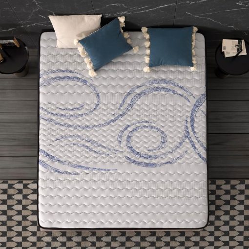 NATURALEX - Matelas PerfectSleep 180x200 - épais 30 cm - Soutien Mousse à mémoire de Forme - Accueil Blue Latex - Confort Ferme - Respirant - 7 Zones - Réversible - Haute Densité - Fabriqué en Europe - Image 4