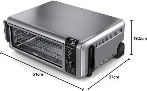 Ninja Foodi 8-in-1 Multifunctional Oven, Portable Mini Oven, Work Surfaces, Multi-Function Oven with 8 Cooking Functions; Air Fry, Roast, Grill, Bake and More Silver/Black SP101EU - Image 28