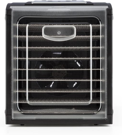 KLARSTEIN Fruit Jerky DryPower - Food Dehydrator, Fruit Drying Machine, Taste Remains Intent, Temperature Control, Timer, Fan, Removable Grates, Screen, 9 Grids, Black - Image 13
