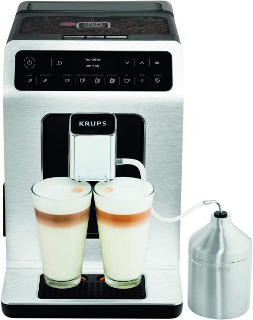 KRUPS Evidence Eco-Design Automatic Cappuccino and Espresso Machine, Exceptional Taste, Quattro Force, Milk-Based Drinks with One-Touch System, 8 Preset Drinks, EA897A - Image 14