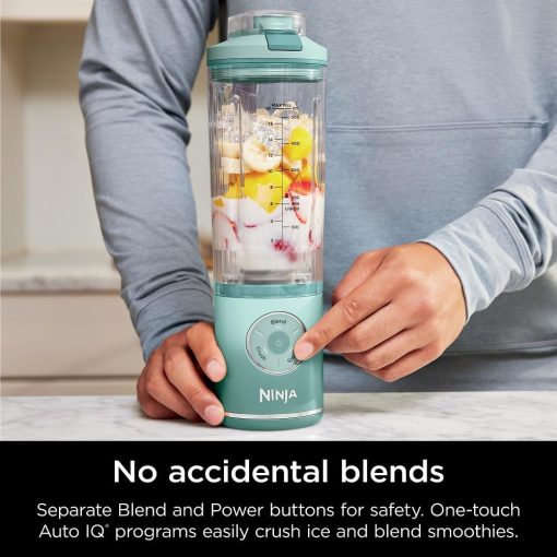 Ninja Blast Max, Portable Blender + Twist & Go, Personal Smoothie, Blend, Ice Crush, 3 Programs, Cordless, 22 oz removable Vessel, Dishwasher Safe, Leakproof, Navy, BC251NV - Image 40