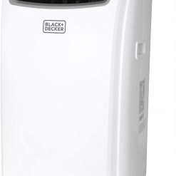 BLACK DECKER 14 000 BTU Climatiseur portable avec chaleur et télécommande, blanc