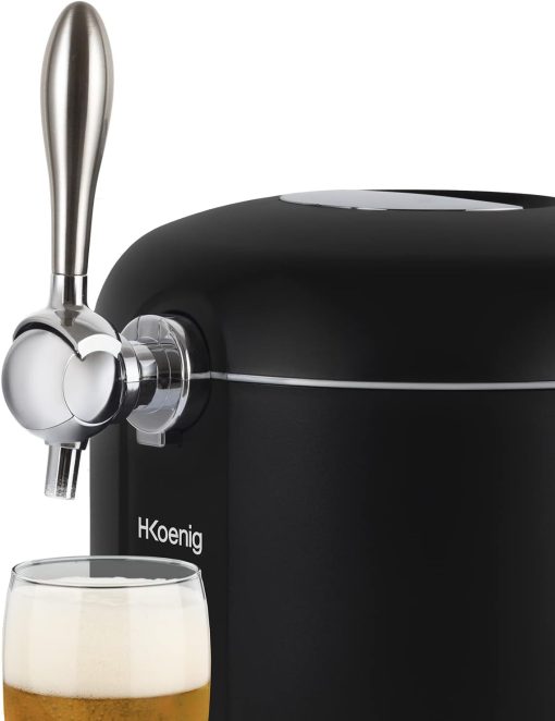 H.Koenig Tireuse à Bière compatible tous F?ts Universels Pressurisés de 5L Inox BW1778, Machine, Pompe, Pression domestique, Professionnelle, Universelle, Refroidissement intégré 4°C - Image 16