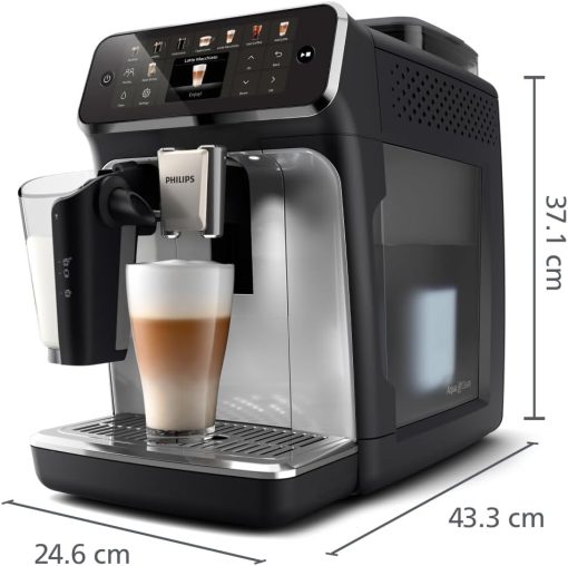 Philips Série 5400 Machine Expresso - Café à Grain - LatteGo Mousseur à Lait, 12 Spécialités de Café, Affichage Intuitif, 4 Profils Utilisateur, Noir (EP5441/50) - Image 7