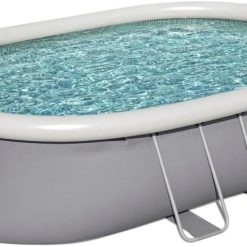 Bestway Piscine autoportante Ovale Fast Set 549 x 366 x 122 cm avec Filtration