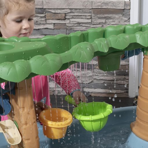 Step2 Rain Shower Splash Table d'eau avec 13 Accessoires - Bleu & Vert | Table Jeux d'eau | Table d’activité pour Le Jardin, Table Activité Eau | Table d'eau Extérieur - Image 12