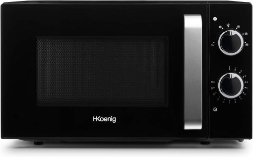 H.Koenig Micro-Ondes Four Grill 2 en 1 VIO9, 25L, Plateau tournant 27cm, 10 modes de cuisson jusqu’à 1000W, Décongélation, Cuisson combinée, écran LCD [Classe énergétique A+] - Image 3