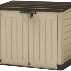 Keter Store It ARC Abri de jardin extérieur, capacité 1200 litres, taupe et beige