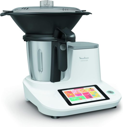 Moulinex Clickchef Compact Multi-Function Cooker, 3.6 L, 1400 W, 5 Programs, 32 Functions, Built-in Kitchen Scale, Steamer, Mixer HF456810 [Control Screen] - Image 14
