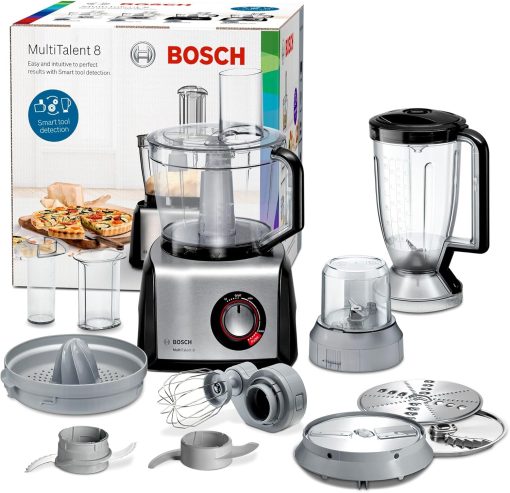 Bosch MultiTalent 8 MC812M844 – Robot de cuisine polyvalent avec plus de 50 fonctions – 1250 W – Grande capacité de 3,9 L – Couleur : Noir - Image 23