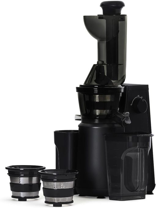 H.Koenig GSX12 Vertical Juice Extractor Stainless Steel Black, Fruit and Vegetable Juice, BPA Free, 82 mm Wide Mouth, Soft Pressure, 1 Litre, 400 W - Image 8