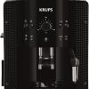 Krups EA8108 fully automatic coffee machine (automatic cleaning, 2 cup function, milk system with CappucinoPlus nozzle, 15 bar, coffee machine, espresso) black