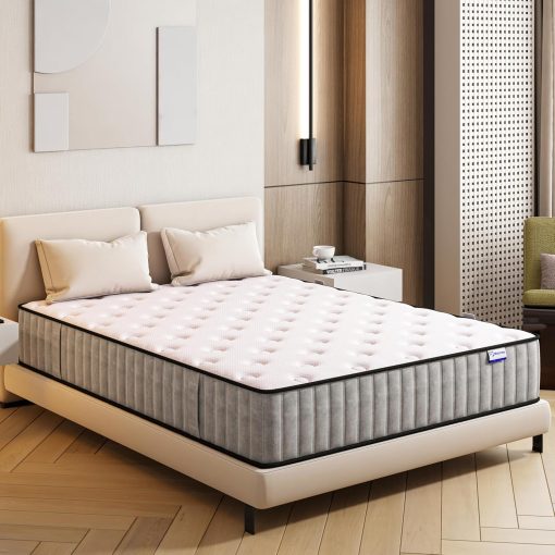 Matoresu Double Mattress 160 x 190 cm Memory Foam Height 25 cm Medium Rigid H3 Ergonomic 7 Zone Cold Foam Comfortable Breathable Fabric Cover - Image 37