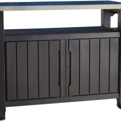KETER Desserte barbecue gris UNITY XL - 207 litres - 134 x 51.7 x 89.6 cm