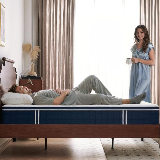 Inofia Ace Hybrid Firm Mattress 140 x 200 cm H4 Firm Mattress with Breathable Memory Foam and Independent Bagged Springs, 7 Ergonomic Zones, Extra Comfort for Adults and Children - Image 19