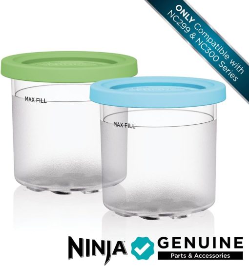 Ninja NC301 CREAMi Ice Cream Maker, for Gelato, Mix-ins, Milkshakes, Sorbet, Smoothie Bowls & More, 7 One-Touch Programs, with (2) Pint Containers & Lids, Compact Size, Perfect for Kids, Silver - Image 8