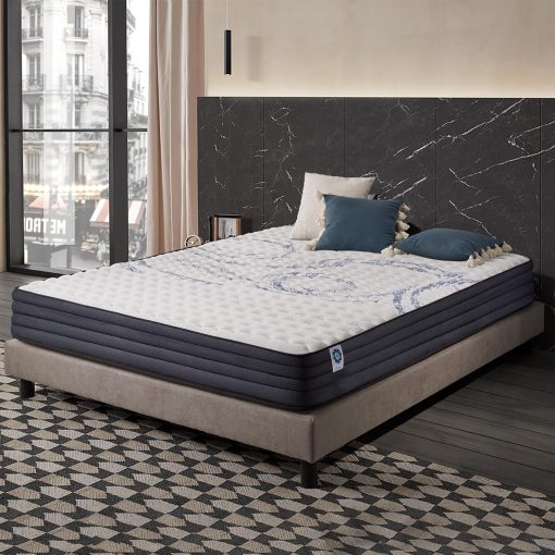 NATURALEX - Matelas PerfectSleep 180x200 - épais 30 cm - Soutien Mousse à mémoire de Forme - Accueil Blue Latex - Confort Ferme - Respirant - 7 Zones - Réversible - Haute Densité - Fabriqué en Europe - Image 19