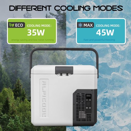 Alpicool LGMP8 8L Glaciere Portable Réfrigérateur Voiture Camping Congélateur 12/24V Mini Frigo pour Maison, Bureau ou Pique-Nique en Plein Air/ -20 à 20℃(Batterie Non Incluse) - Image 13