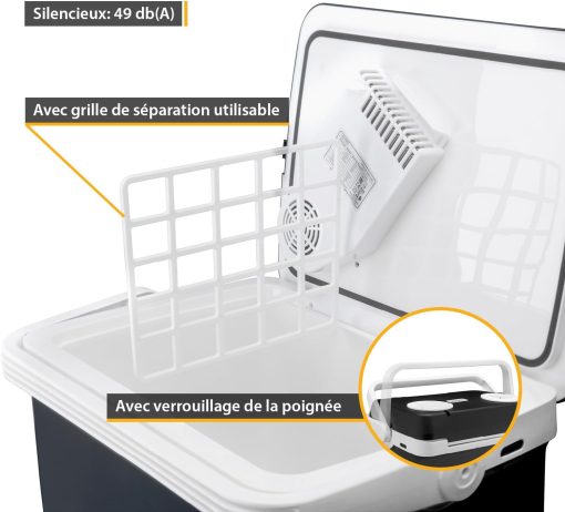 TZS First Austria 32L Portable Electric Cool Box Mini Fridge 12V 230V Car Camping Cooler Box Thermoelectric Cooler Box - Image 13