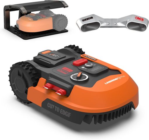 WORX LANDROID Vision WR206E.1, Robot Tondeuse sans Fil périphérique 600 m2 Surf.Max 700 m2, Installation en 30 Min, Caméra 4K + IA Adaptative, évite Tous Les Obstacles, Coupe des Bordures, Multizone - Image 32
