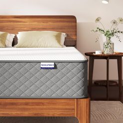 MOLPHIT Oeko-TEX Certified Mattress 90 x 190 cm, Thickness 25 cm, Independent Pocket Sprung Mattress, Adult and Children's Bed Mattress, Single Mattress, Perfect Support, Durable and Quiet
