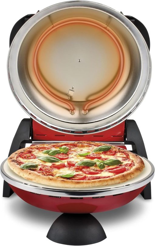 G3 Ferrari G10006 Pizza Express Delizia, 1200 W Pizza Oven, Adjustable Thermostat up to 400°C, Cooks Tasty Pizza in 5 Minutes, Double Resistance, Recipe Book and Spatulas Included - Black - Image 29