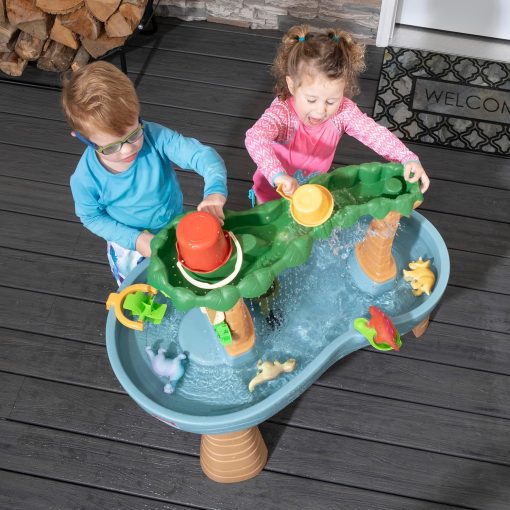 Step2 Rain Shower Splash Table d'eau avec 13 Accessoires - Bleu & Vert | Table Jeux d'eau | Table d’activité pour Le Jardin, Table Activité Eau | Table d'eau Extérieur - Image 9
