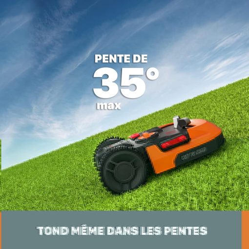 WORX LANDROID Vision WR206E.1, Robot Tondeuse sans Fil périphérique 600 m2 Surf.Max 700 m2, Installation en 30 Min, Caméra 4K + IA Adaptative, évite Tous Les Obstacles, Coupe des Bordures, Multizone - Image 68