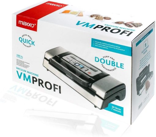 Maxxo VM ChamberLine 40 Professional Food Vacuum Sealer - Vacuum Chamber 72 L/min, Stainless Steel, Double Welding, Vacuum Sealer + 30 Bags Included - Image 35