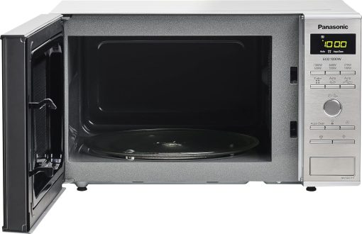 Panasonic NN-GD38HSSUG Four Micro-ondes Inverter et Grill avec Plateau Tournant, 23 Litres, Acier Inoxydable, 1000 W, Grill 1000 W, 17 Programmes Automatiques, Grille Métallique, Noir - Image 4