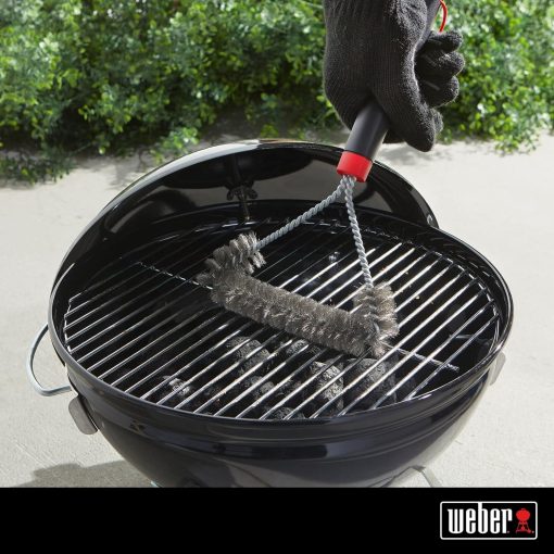 Weber Q1400 Barbecue électrique avec support, surface de cuisson 43 x 32 cm, nomade, grille en fonte émaillée divisée en 2 parties, couvercle et cuve en fonte d'aluminium - Gris foncé (52020853) - Image 7
