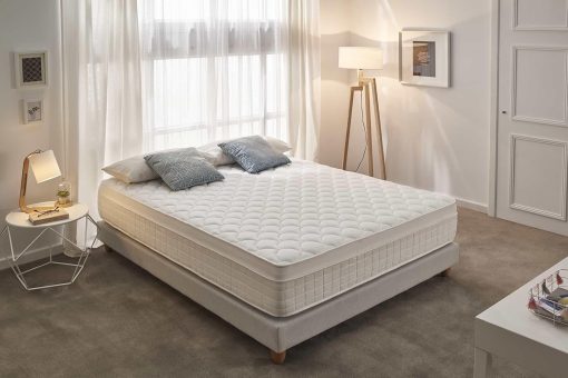Moonia - Matelas Ressorts Ensachés 135 x 190 cm - Grand Lit - Matelas de Haute Durabilité - Matelas Anti-acariens - Modèle Box Spring Premier - Image 2