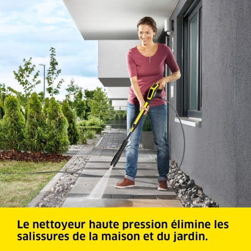 K?rcher Nettoyeur Haute Pression K 4 Power Control Flex Home, Pression : max. 130 bar, Débit : 420 l/h, Surface : 30 m2/h, Poids : 11,5 kg, Pistolet Haute Pression, Rotabuse, Lance, Home Kit - Image 13
