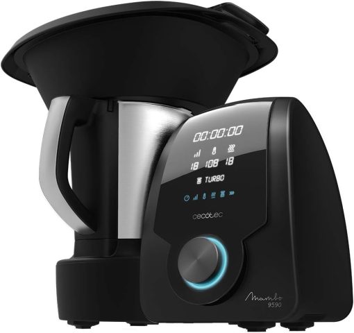 Cecotec Robot de Cuisine Mambo Black. 23 Fonctions, 10 Niveaux de Température, 1700W, 2,5 kg de Pate, Cruche de 3,3L, 10 Vitesses, Minuterie, Température Réglable de 37 °C à 120 °C - Image 12