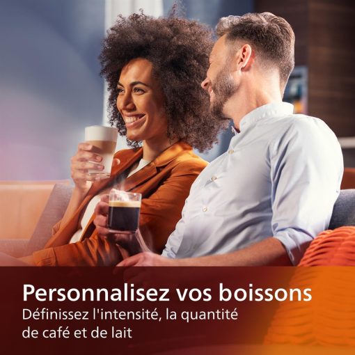 Philips Série 5400 Machine Expresso - Café à Grain - LatteGo Mousseur à Lait, 12 Spécialités de Café, Affichage Intuitif, 4 Profils Utilisateur, Noir (EP5441/50) - Image 24